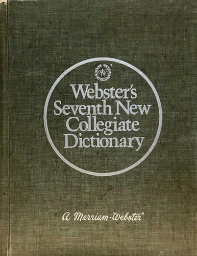 Webster's Seventh New Collegiate Dictionary